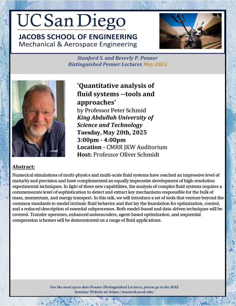Penner Lecture Flyer - Peter Schmid Page 1